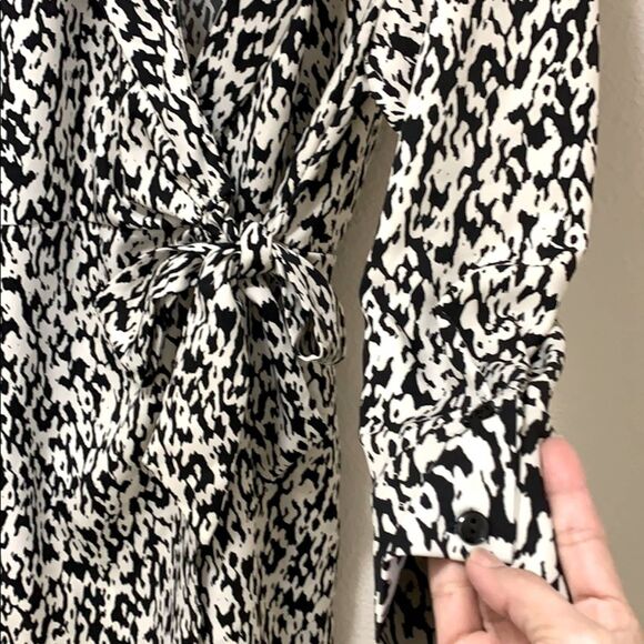 ZARA PRINTED JUMPSUIT SMALL BLACK AND WHITE NWT - Picture 2 of 3